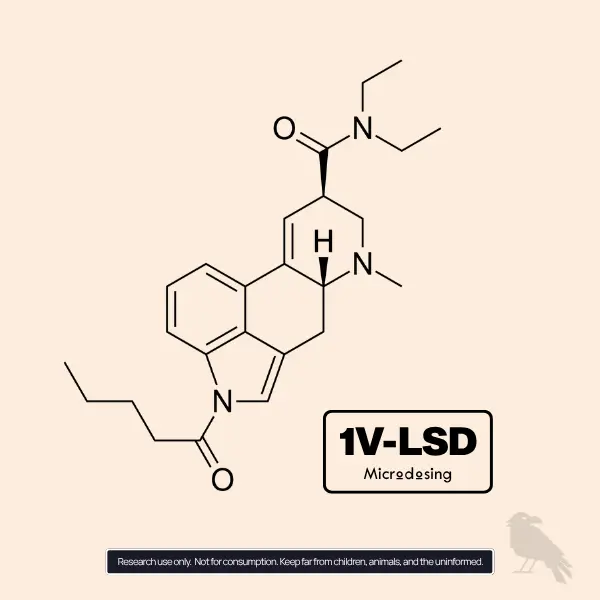 1V-LSD molecule – Valerie lysergamide liquid micro drop design