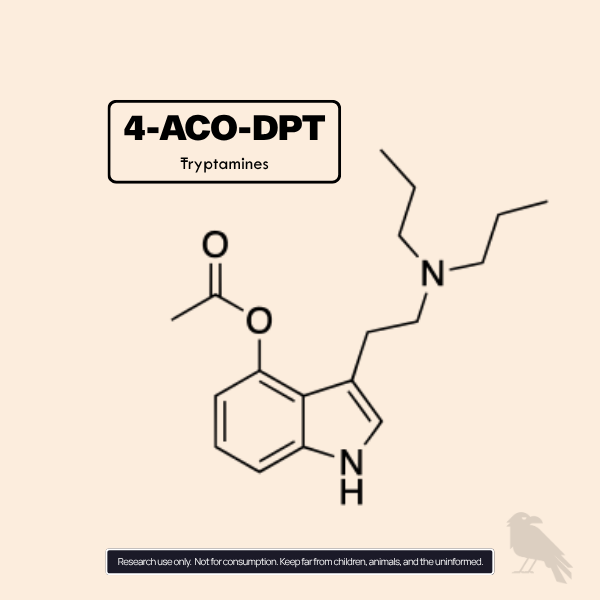 4-AcO-DPT molecule structure Acetoxy tryptamine ester compound EU