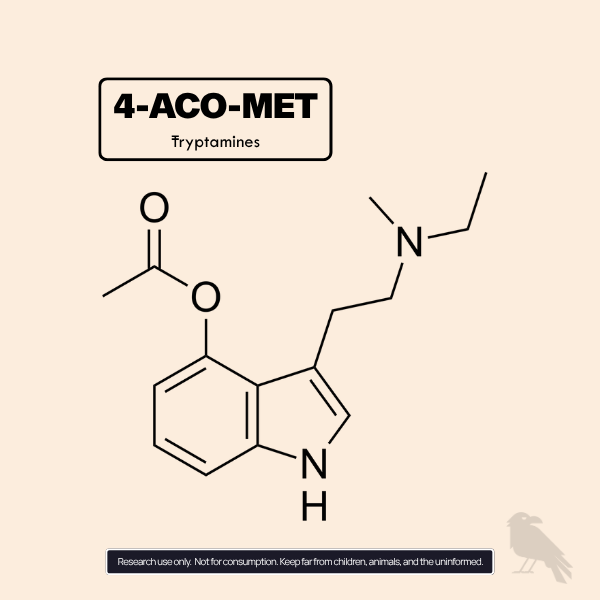4-AcO-MET molecule structure synthetic acetoxy tryptamine analogue EU