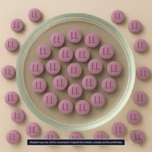 4-AcO-MET Pellets top view EU-forged 20mg pre-measured tryptamine