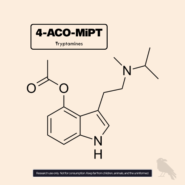 4-AcO-MiPT molecular structure – O-acetyl-MiPT analogue in the tryptamine lineage