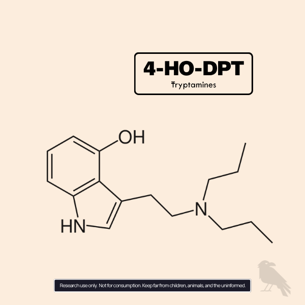 4-HO-DPT molecular structure hydroxy DPT analogue within the psilocin lineage