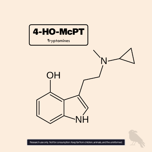 4-HO-McPT molecule structure a hydroxy-substituted cyclopropyl tryptamine compound