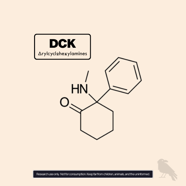 DCK Molecule Deschloroketamine arylcyclohexylamine structure EU
