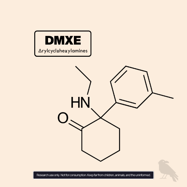 DMXE Molecule, Desmethoxetamine arylcyclohexylamine format EU